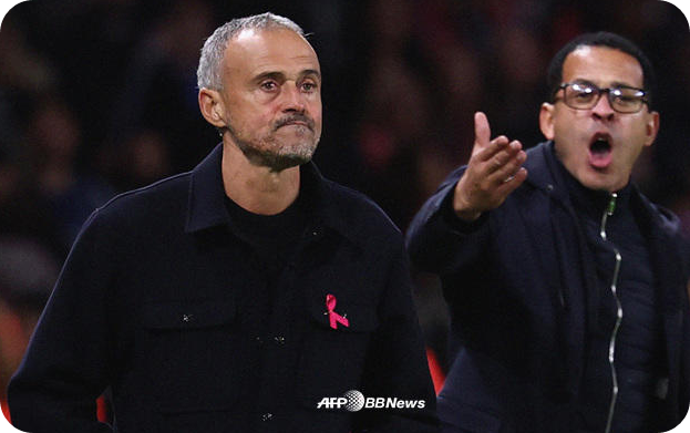 루이스 엔리케(왼쪽) [사진=AFPBBNews=뉴스1]