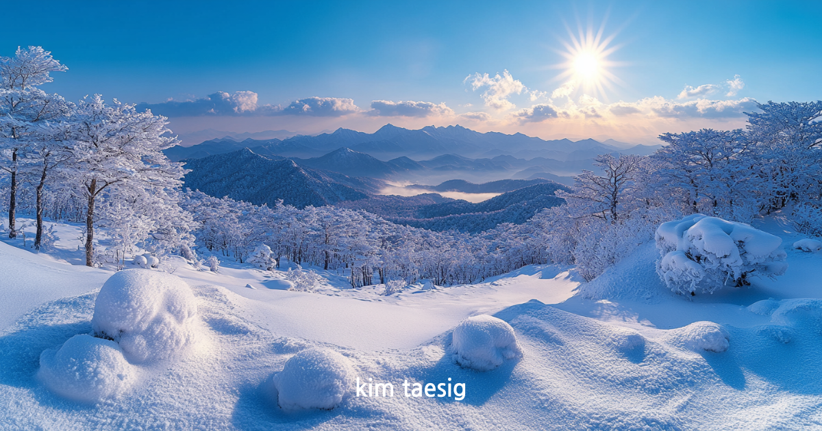 백운산의 사계절