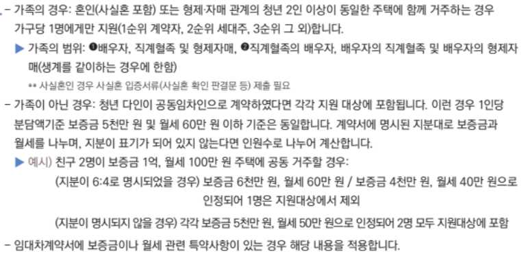 청년 월세 지원