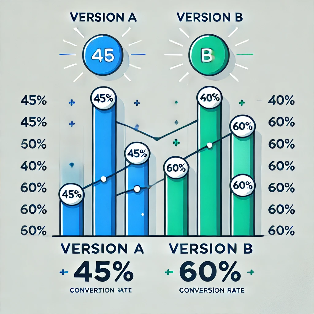 AB 테스트 그래프 관련 이미지