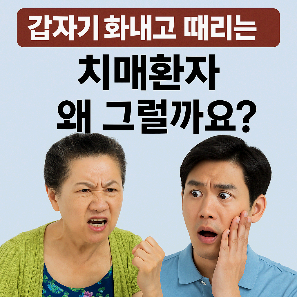 갑자기 화내고 때리는 치매환자, 왜 그럴까요?