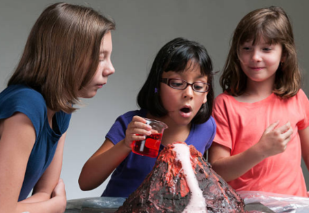 volcano experiment for kids