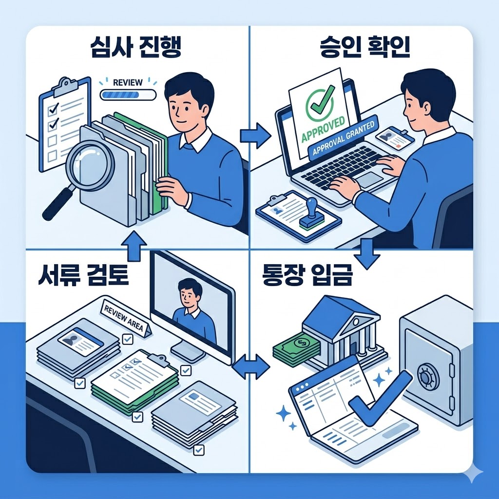 지원금 신청 후 접수 결과와 지급일 확인 방법