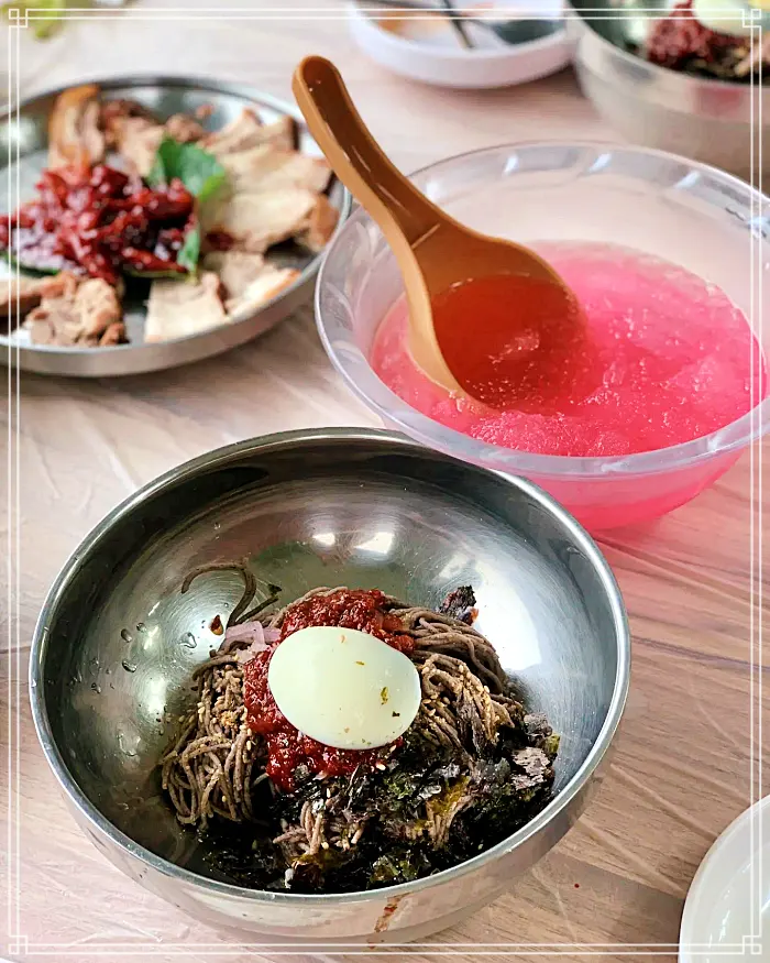 6시 내고향 속초&#44; 고성 택배 주문 판매&#44; 명태 회무침&#44; 순메밀 국수 맛집