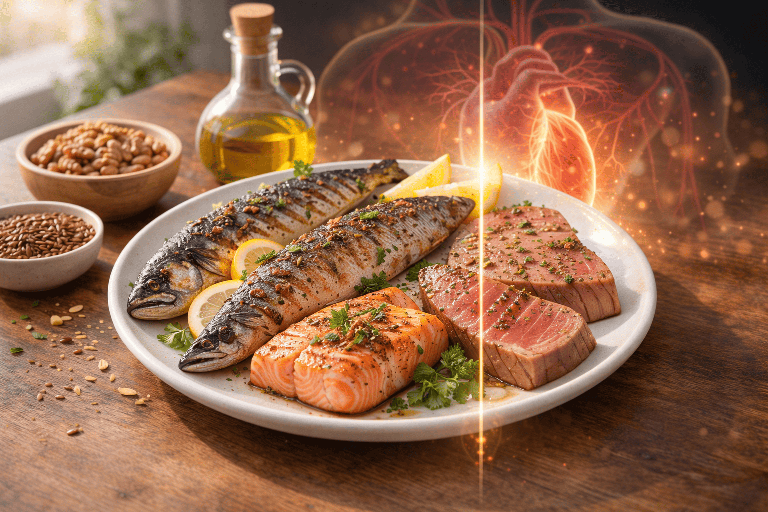 오메가3 지방산의 심혈관 보호 효과