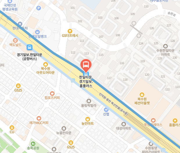 정류장 위치 사진