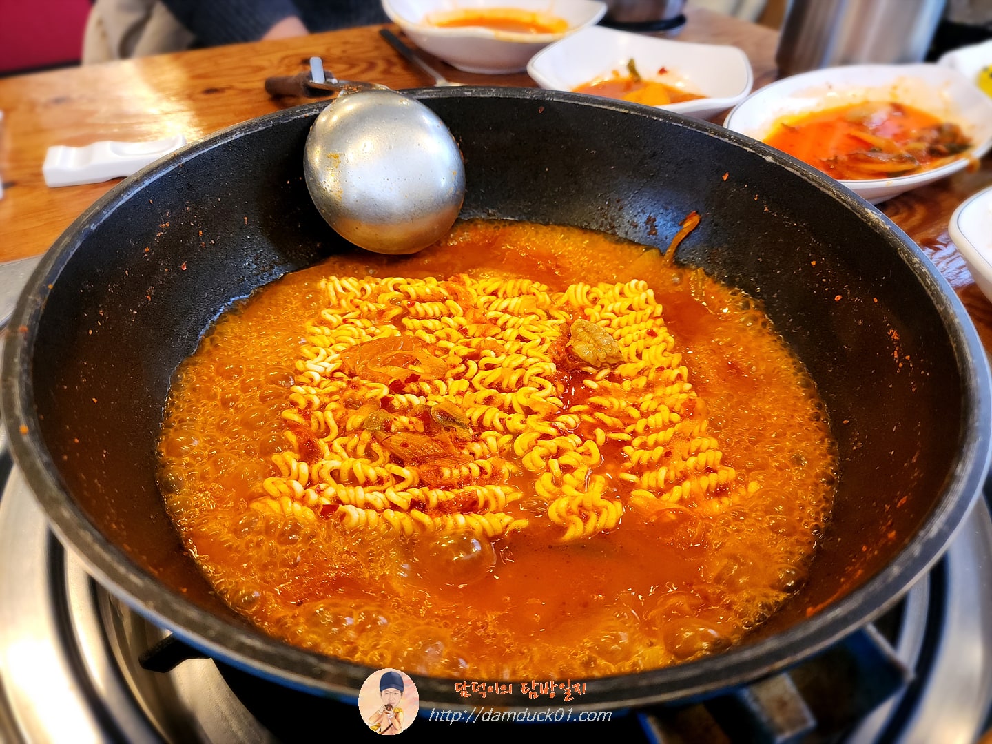 양푼이 김치찌개 라면 사리 추가