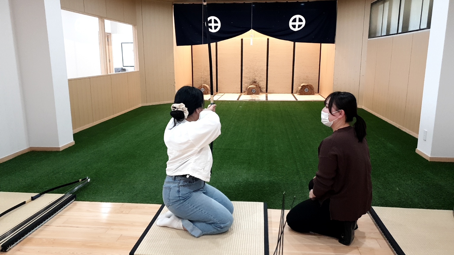 센간엔 활쏘기 체험