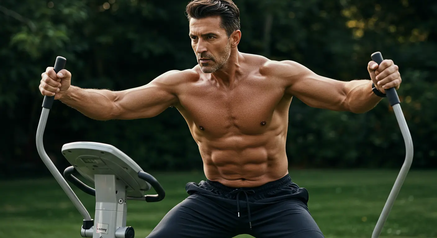 A rich man who exercises