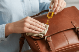 오메가3로 가죽소품 광택내기