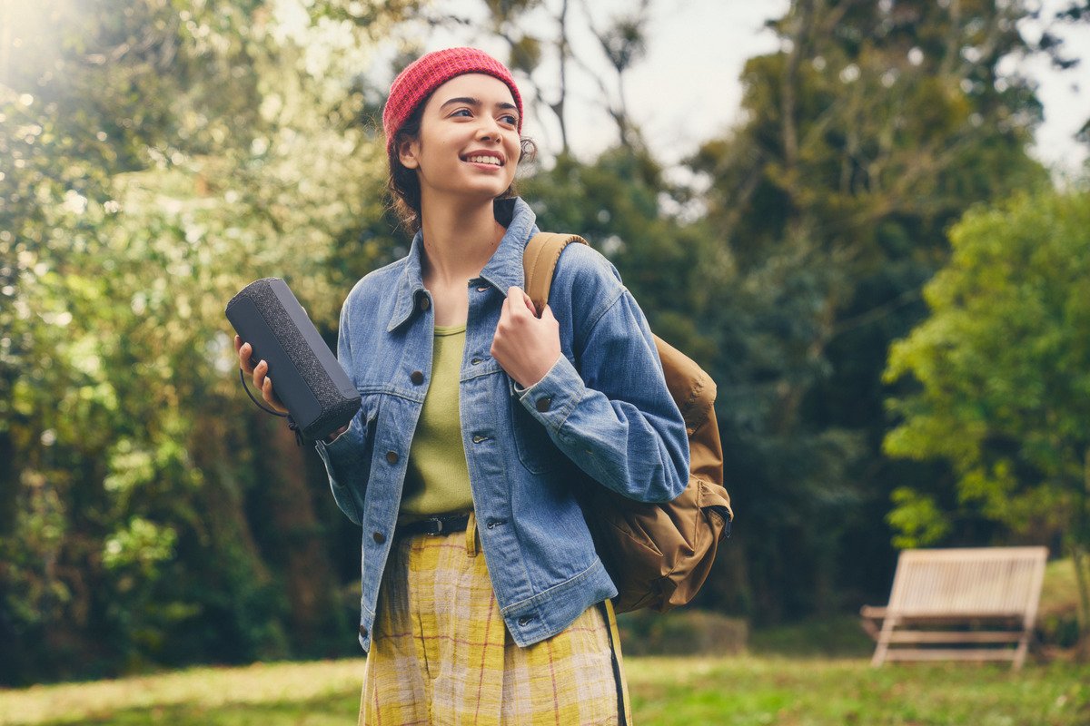 야외 피크닉 소니 블루투스 스피커 SRS-XE200