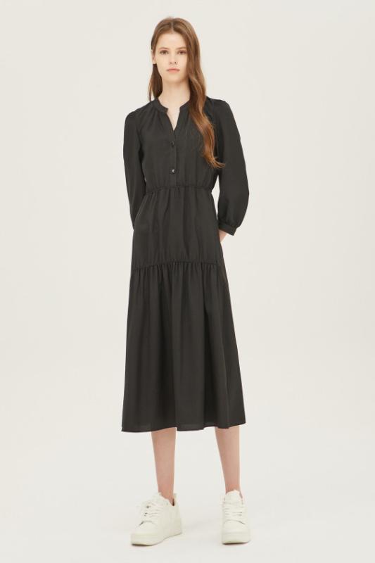 시슬리 니키타 셔링 롱 원피스 SAOPA1311