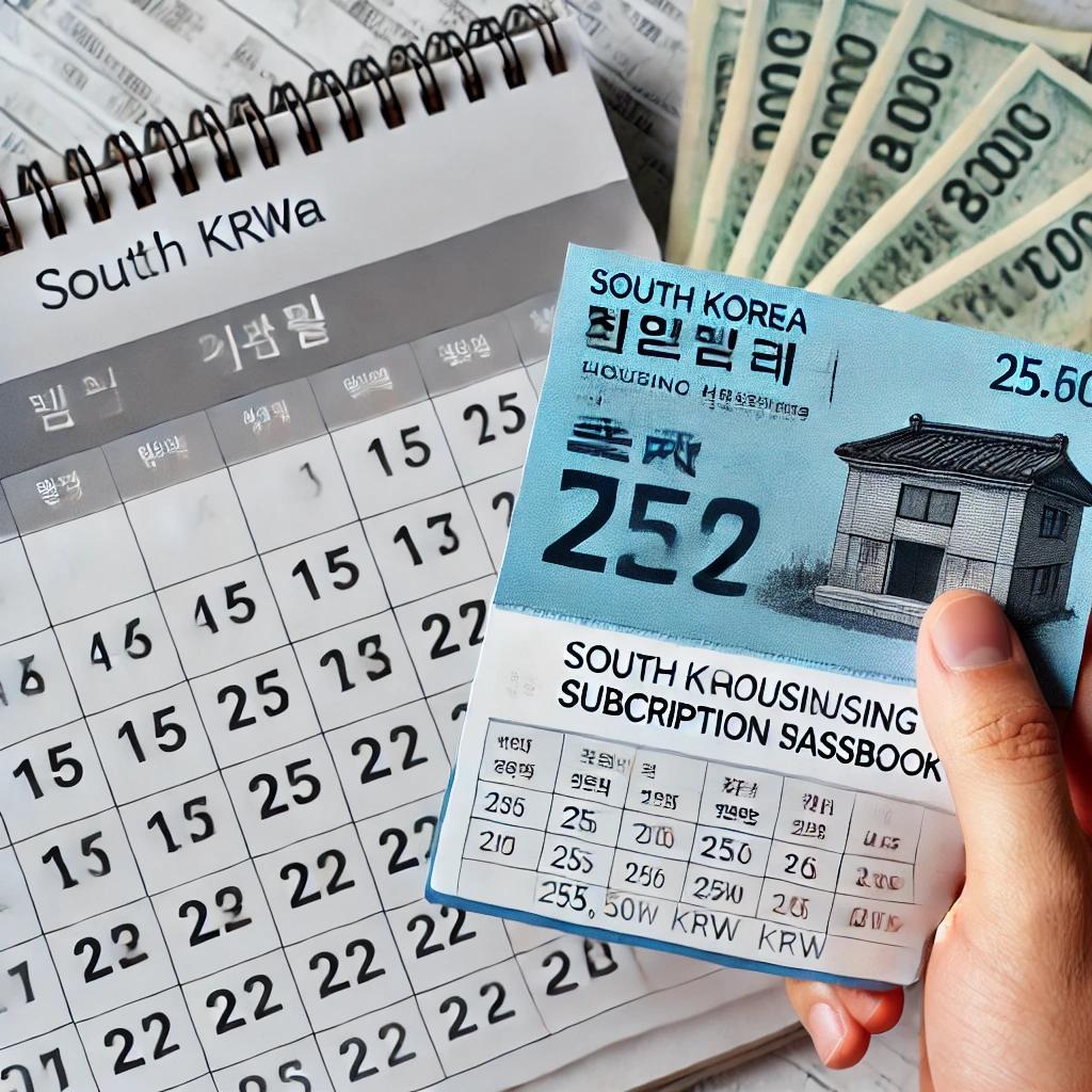 주택청약 25만원 언제부터