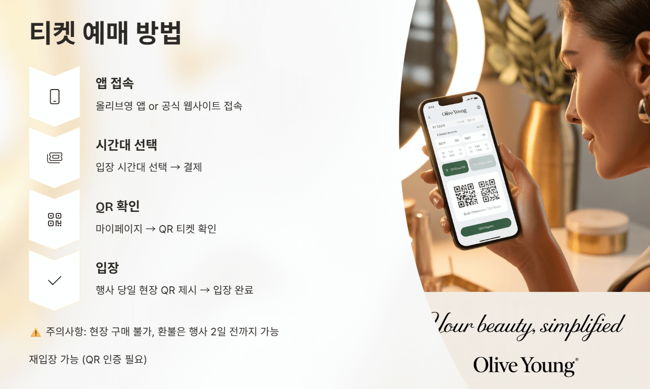 2025 올영페스타 티켓 예매 환불