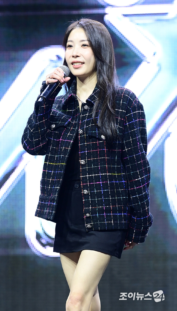 가수 겸 배우 보아가 4일 오후 서울 용산구 한남동 블루스퀘어에서 열린 NCT WISH(엔시티 위시) 위시스 위시리스트(NCT WISH&rsquo;s WISHLIST)' 쇼케이스에 프로듀서로 참석하고 있다. [사진=정소희 기자]