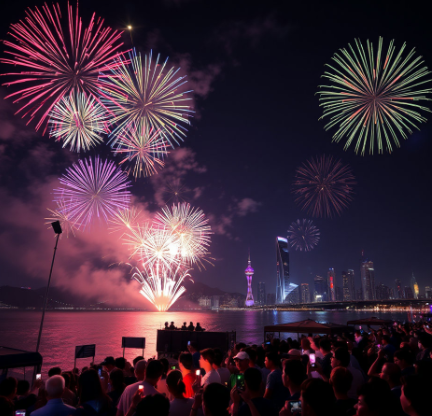 여의도불꽃축제그림