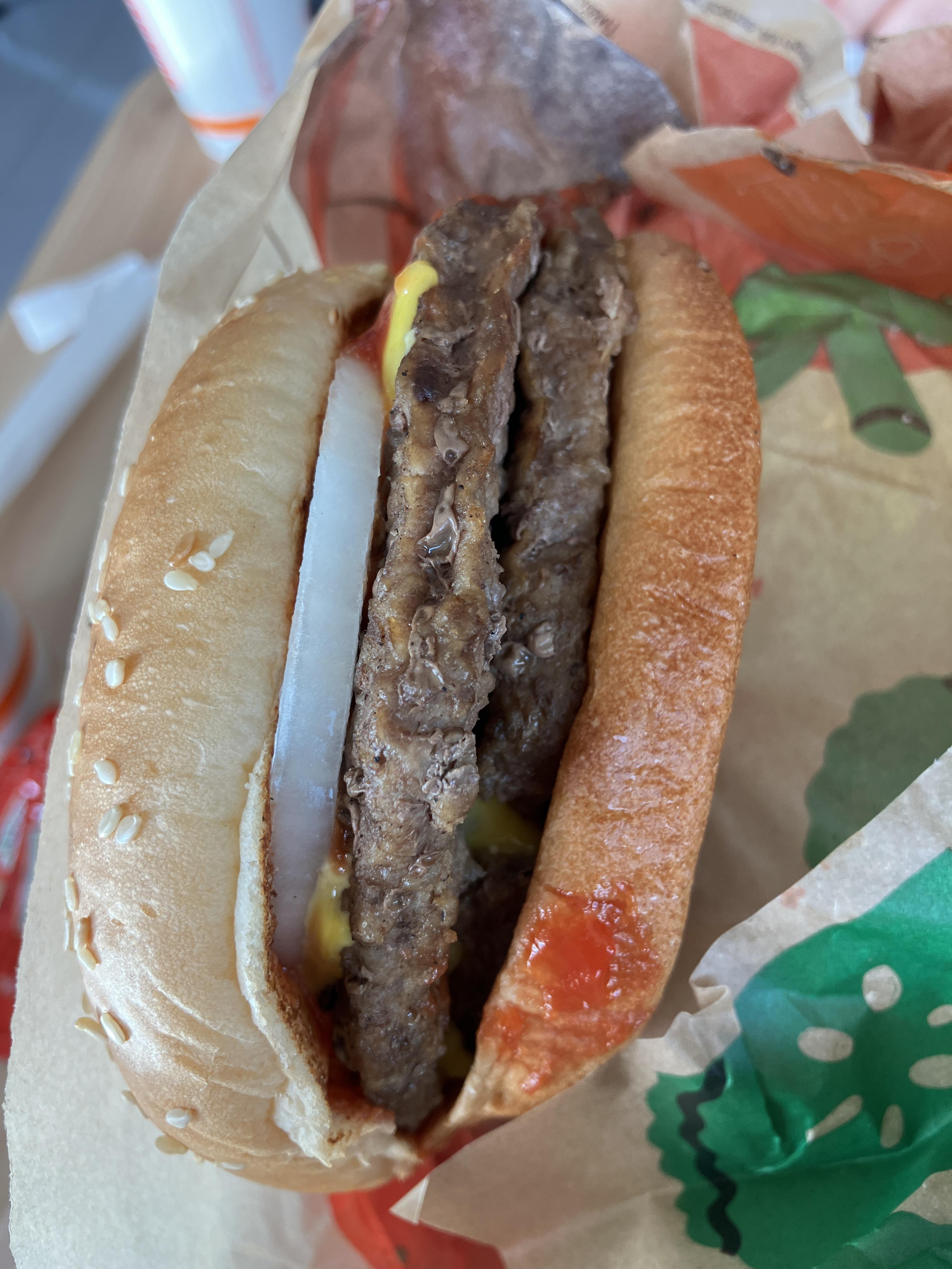 중국버거킹 더블와퍼