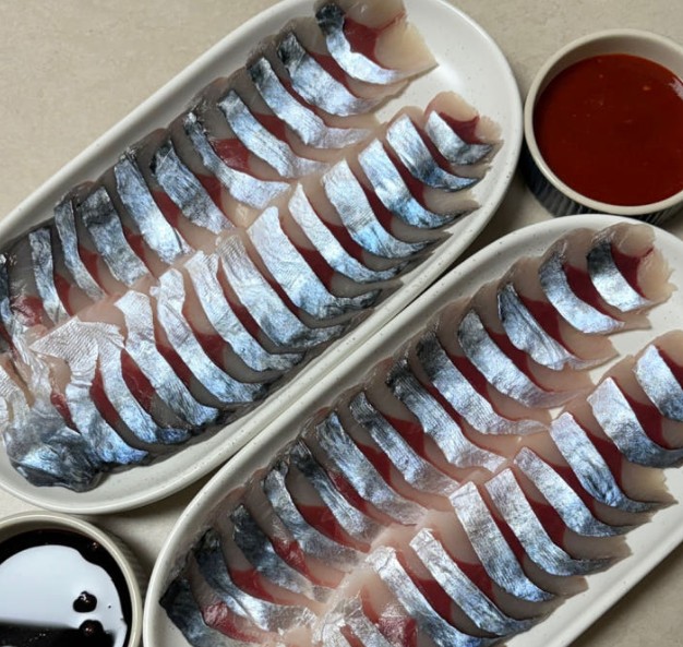 6시내고향 남해 고등어회