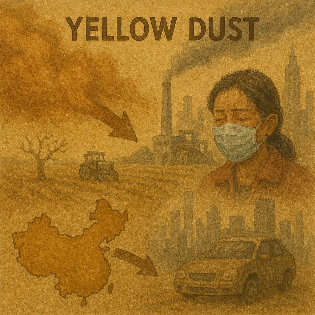 중국과 한국의 황사