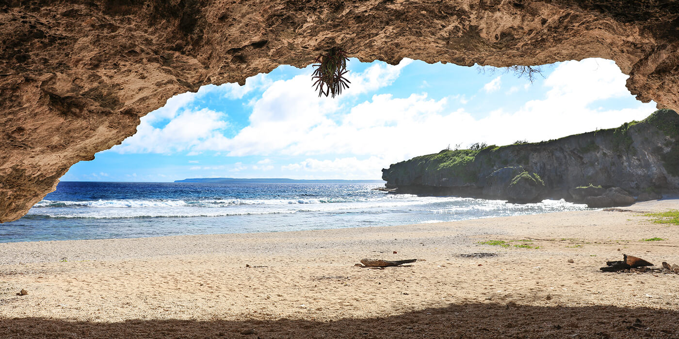 아름다운 사이판 해변 사진