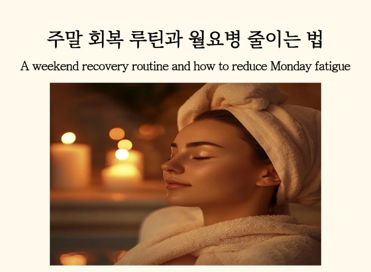 A woman relaxing in a spa, representing weekend recovery and reduced Monday fatigue