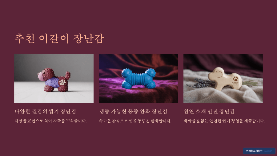 강아지 유치 빠질 때 필요한 장난감 - 올바른 교체 시기와 선택 팁