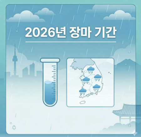 2026년 장마 기간 썸네일