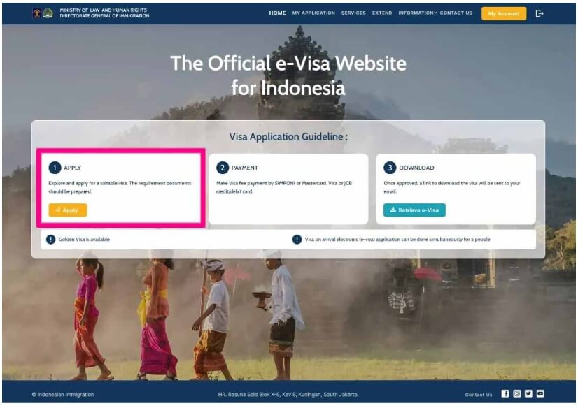 인도네시아 비자 발급