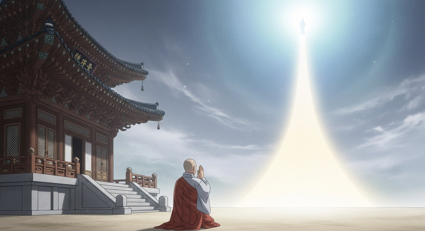 천도제를 나태내는 삽화