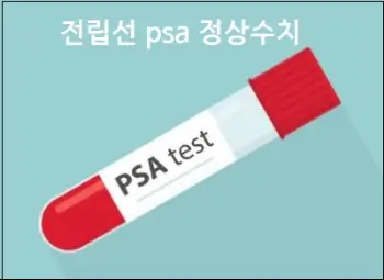 전립선 psa 정상수치