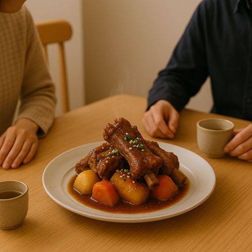 간장 등갈비 조림