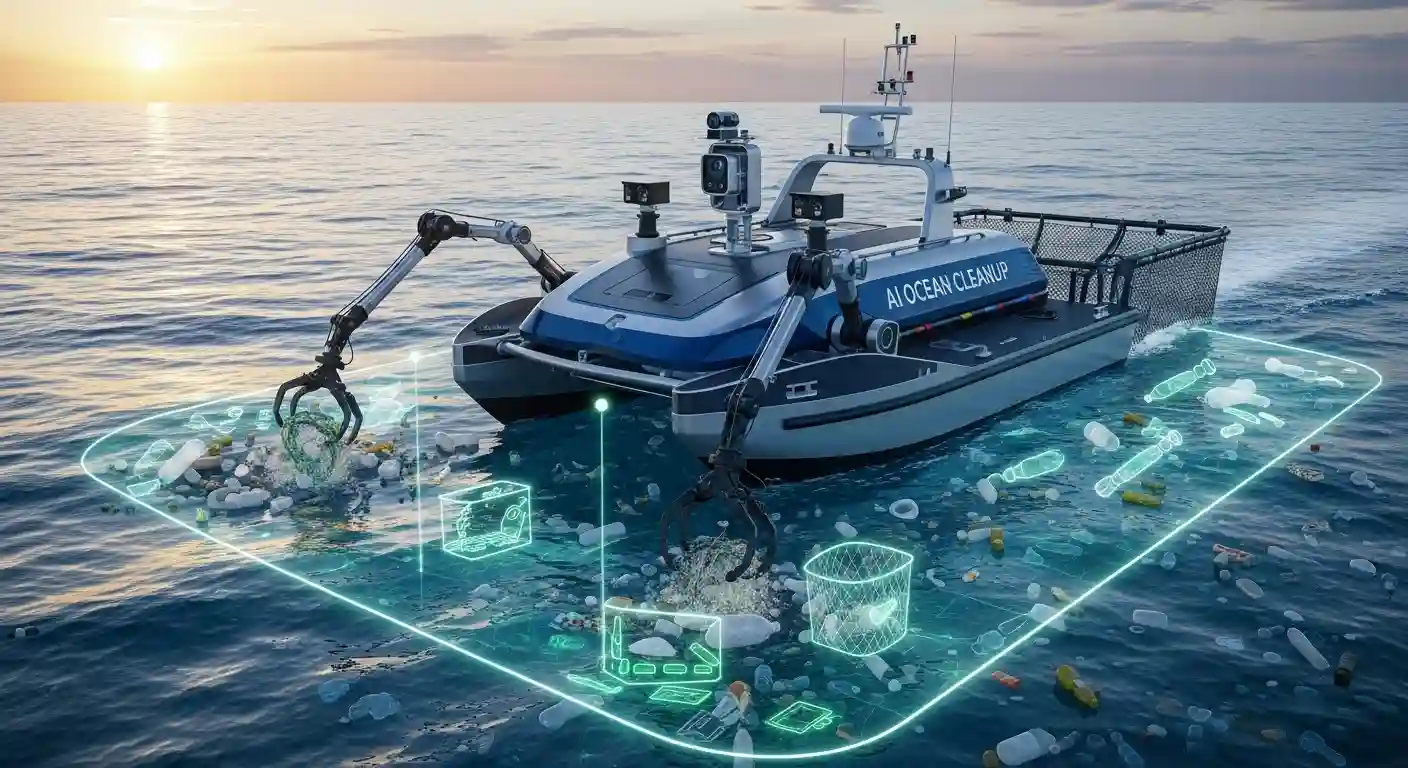 <img src="ai_autonomous_systems_collecting_ocean_plastic.webp" alt="AI 기반 자율 시스템이 바다의 플라스틱을 탐지&middot;수거하는 장면을 시각적으로 표현한 이미지 입니다">