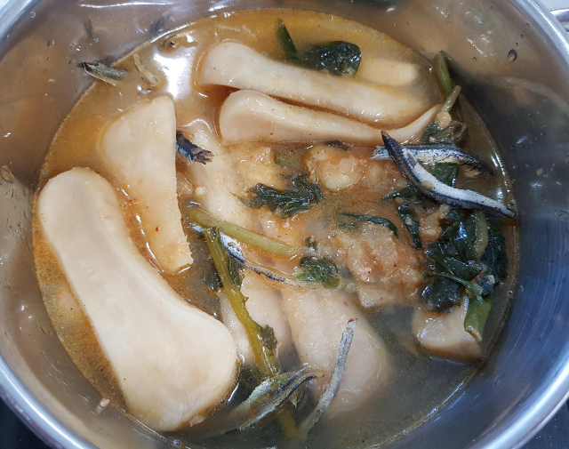 된장지짐-알타리무