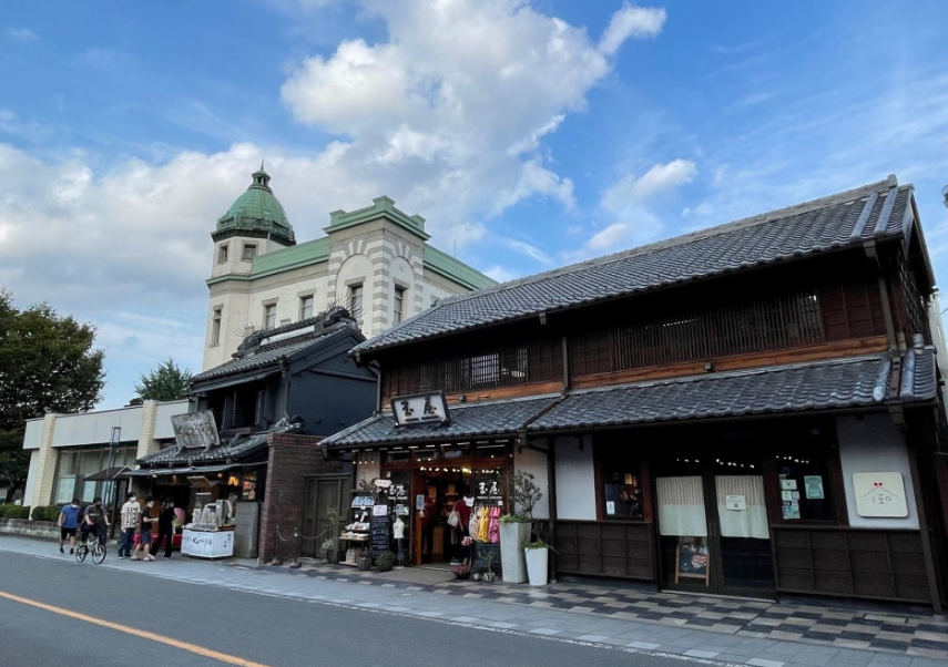 가와고에 거리 가게 사진