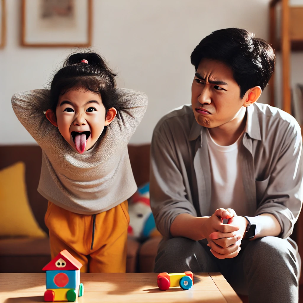 장난꾸러기 아이