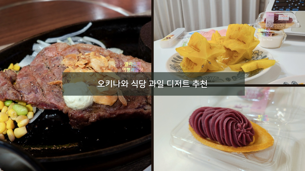 오키나와 식당 과일 디저트 추천 내가 직접 먹은 것들 후기