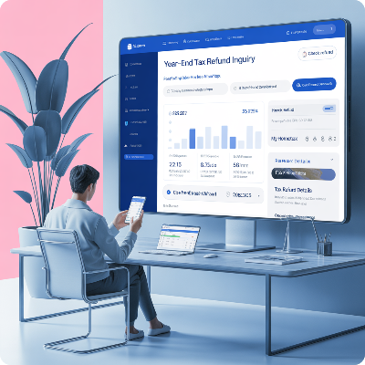 연말정산 환급금 조회 이미지