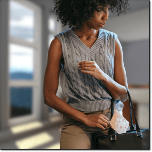 월경 중인 여성