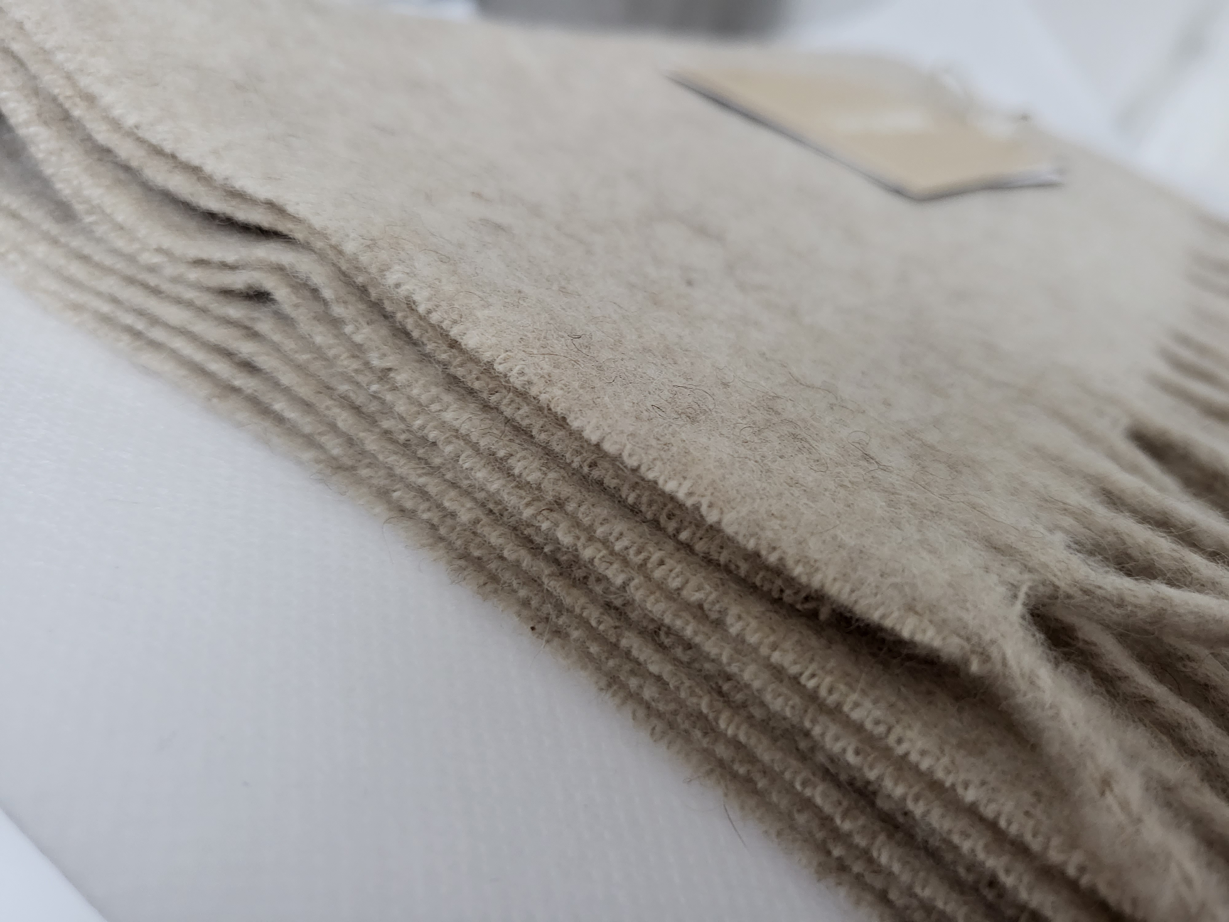 고비 GOBI 캐시미어 머플러 오트밀 색상