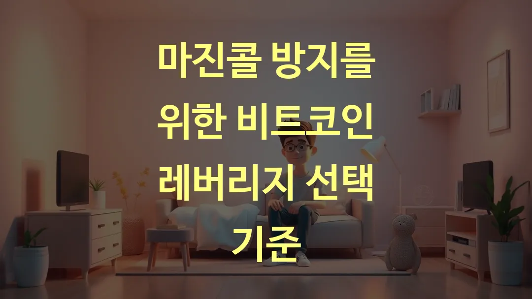 마진콜 방지를 위한 비트코인 레버리지 선택 기준