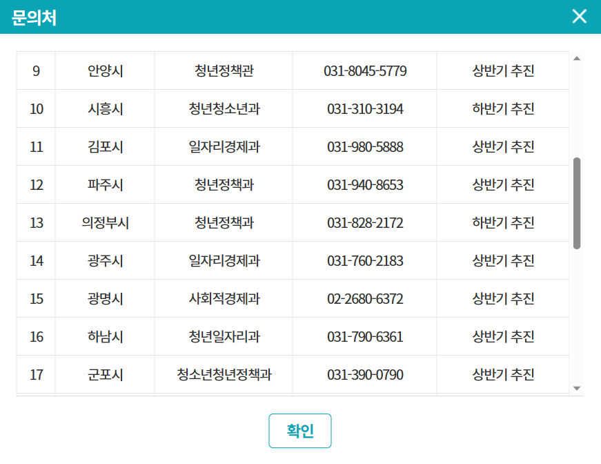 경기청년지원사업
