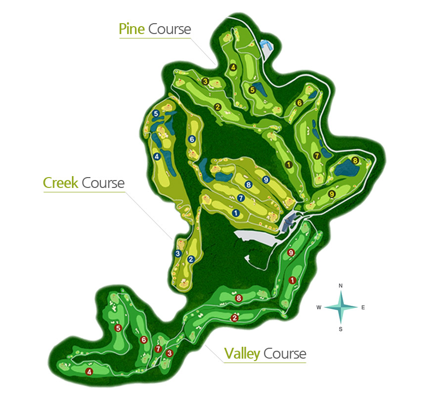 파인크리크CC 퍼블릭 27홀 골프장 소개
