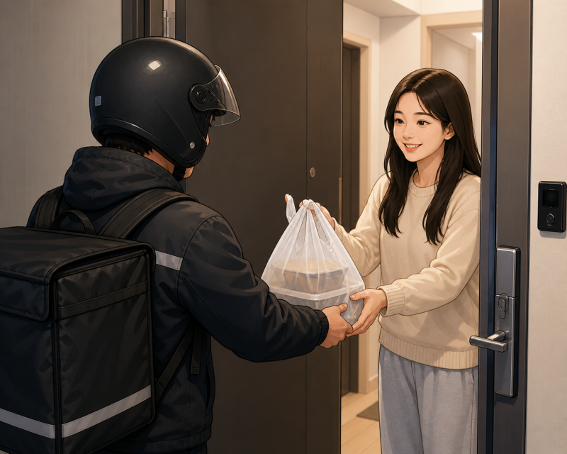 한국 배달 놀란 이유