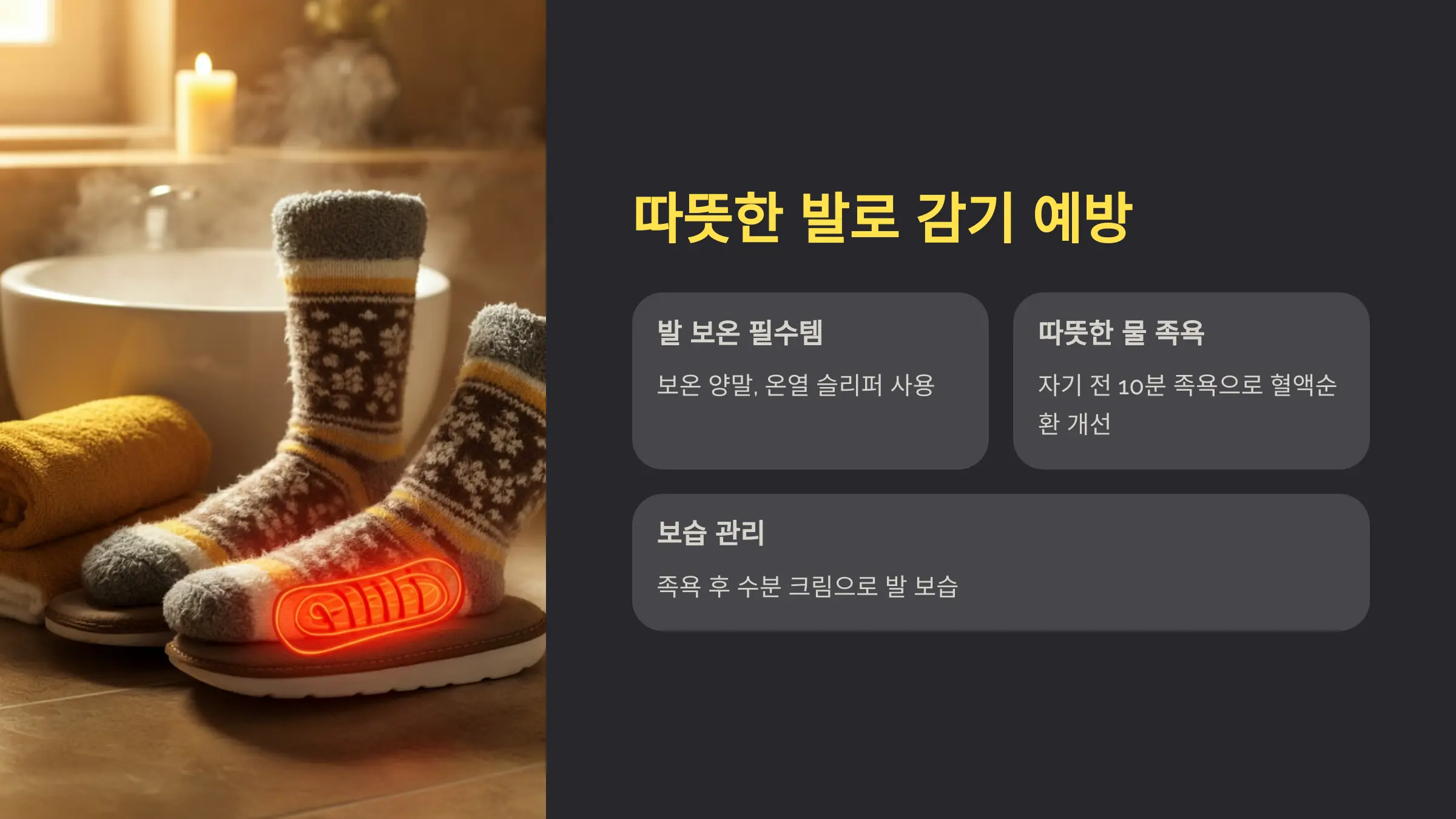 감기? 이제 그만!" 겨울철 건강 지키는 실전 비법 공개