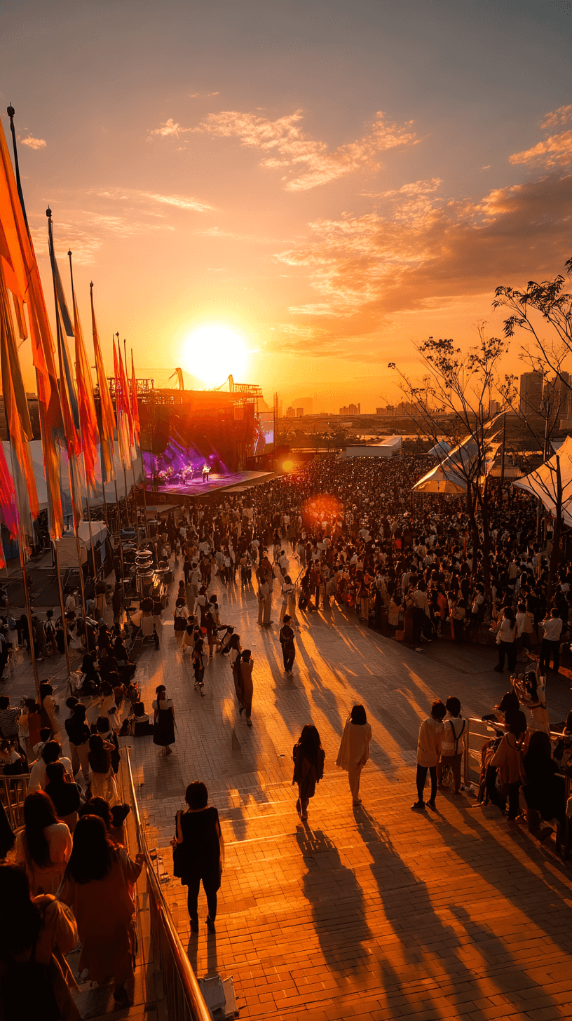 페스티벌-무대와-사람들