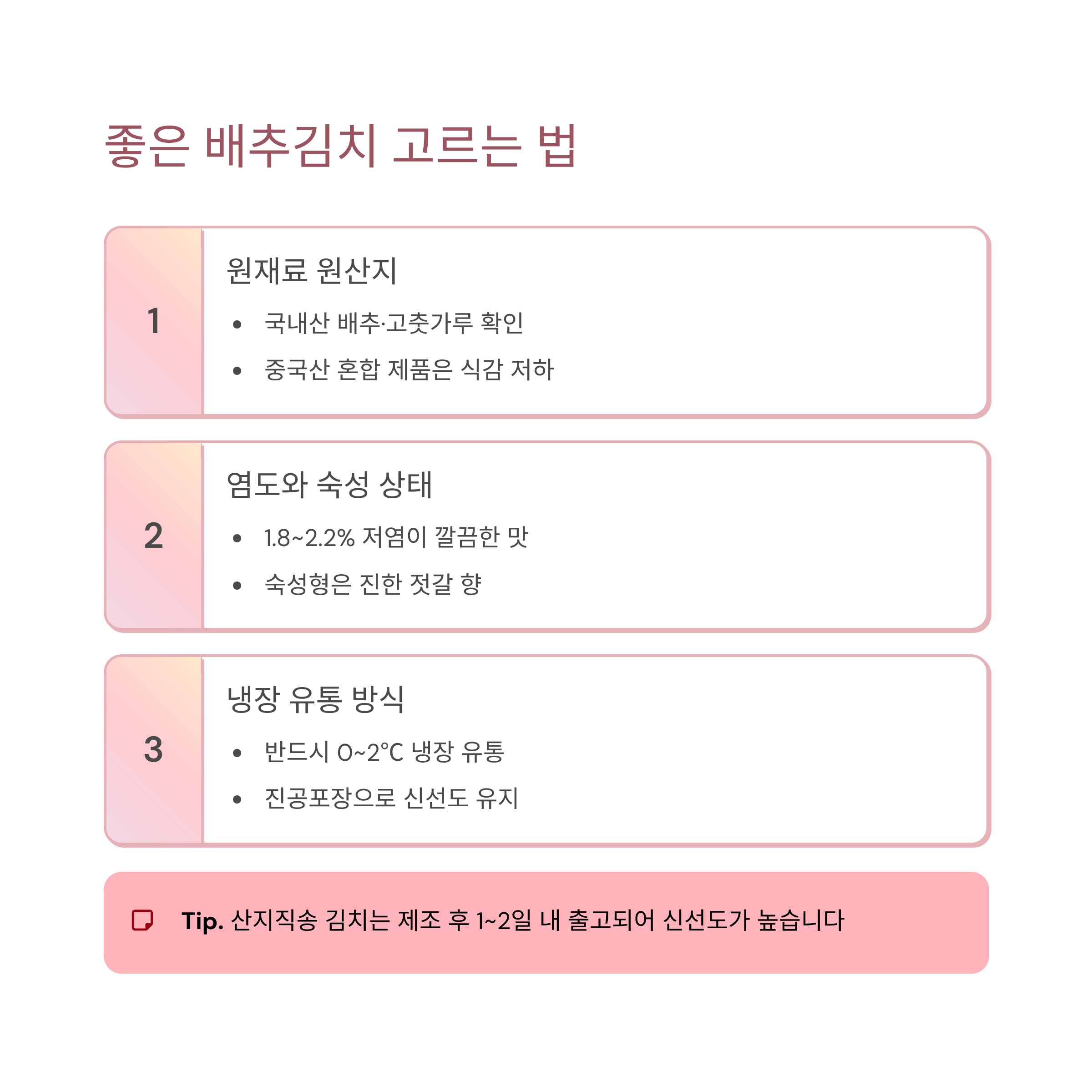2025 배추김치 추천 ❘ 맛·신선도·가성비 모두 잡은 인기 김치 TOP 5