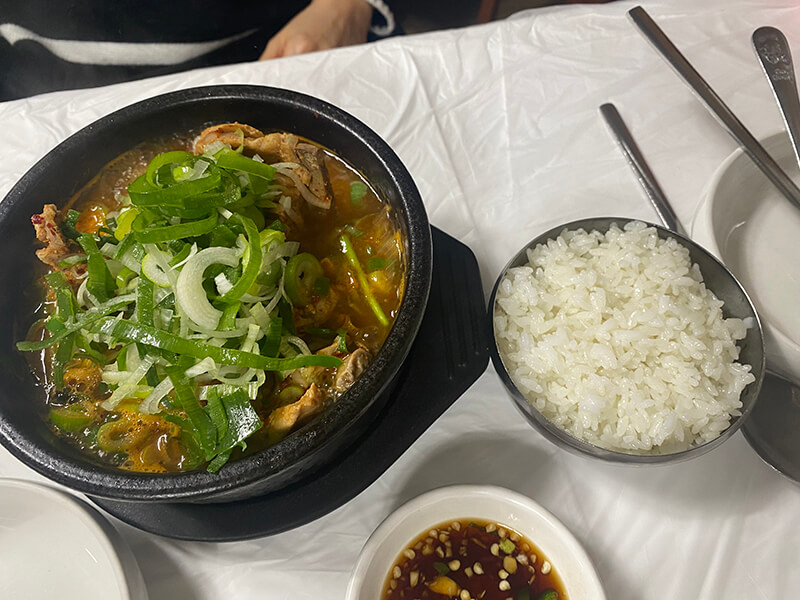 나곡식당 뼈해장국 직촬사진