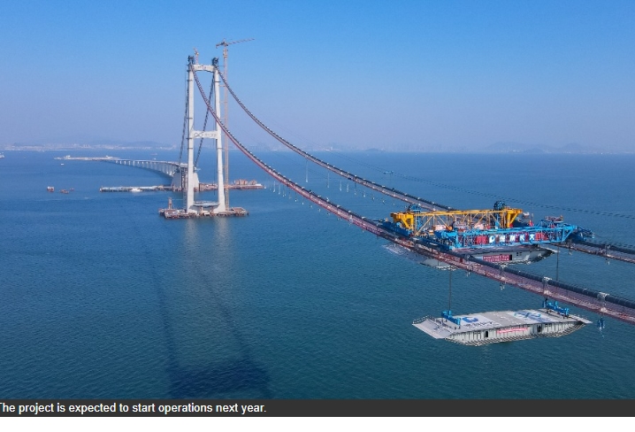세계 최대 난공사 '중국 해상 횡단 터널 프로젝트' VIDEO: World-first sea tunnel milestone