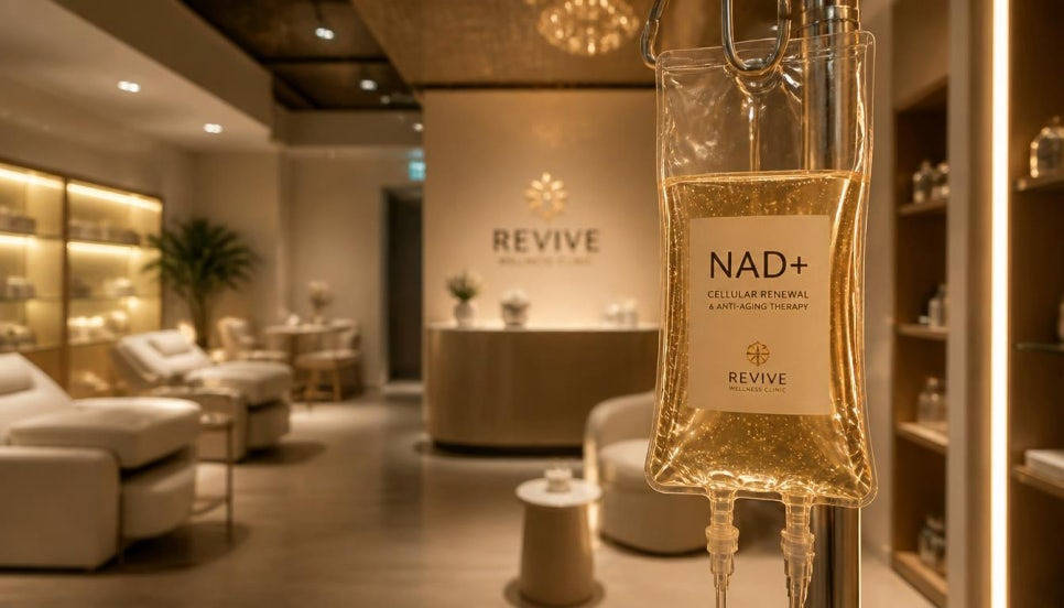 할리우드 스타들의 안티에이징 관리법인 NAD+ 정맥 주사 및 미토콘드리아 에너지 활성화 이미지