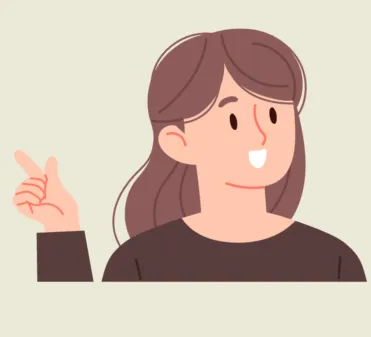 무언가 열심히 설명하고 있는 청년